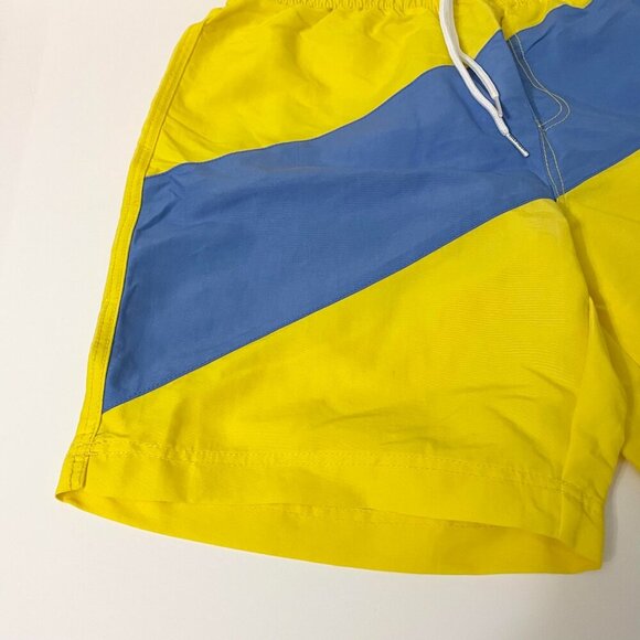 Tommy Hilfiger Yellow Swim Trunks Mens Size Medium - Picture 4 of 15